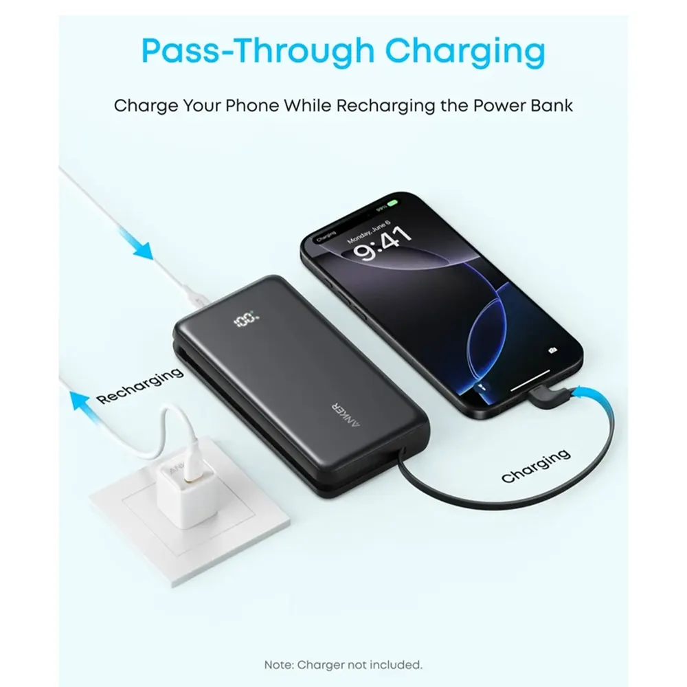 Anker 22.5W Power Bank, Model Zolo A110E, Capacity 20,000mAh-3