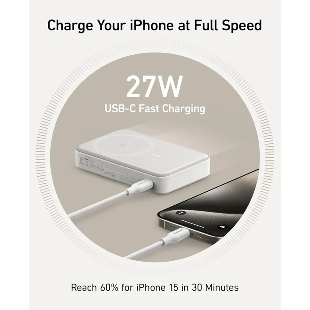 Anker 27W Wireless Power Bank Model A1654 Capacity 10000mAh-3