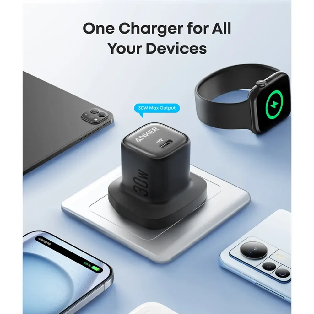 Anker 30W Wall Charger Zolo A2698-3