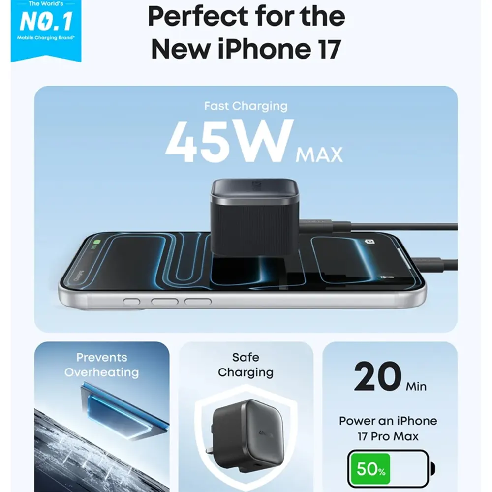 Anker 45W Wall Charger Model A2692-4