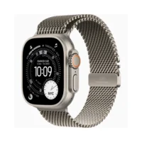 ساعت هوشمند 49 میلی متری اپل مدل Ultra 3 Natural Titanium Case با بند Titanium Milanese 8 Apple Watch 49mm Ultra 3 Natural Titanium Case