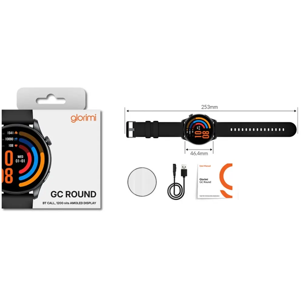 GloriMi 46mm Smartwatch GC Round Model-3