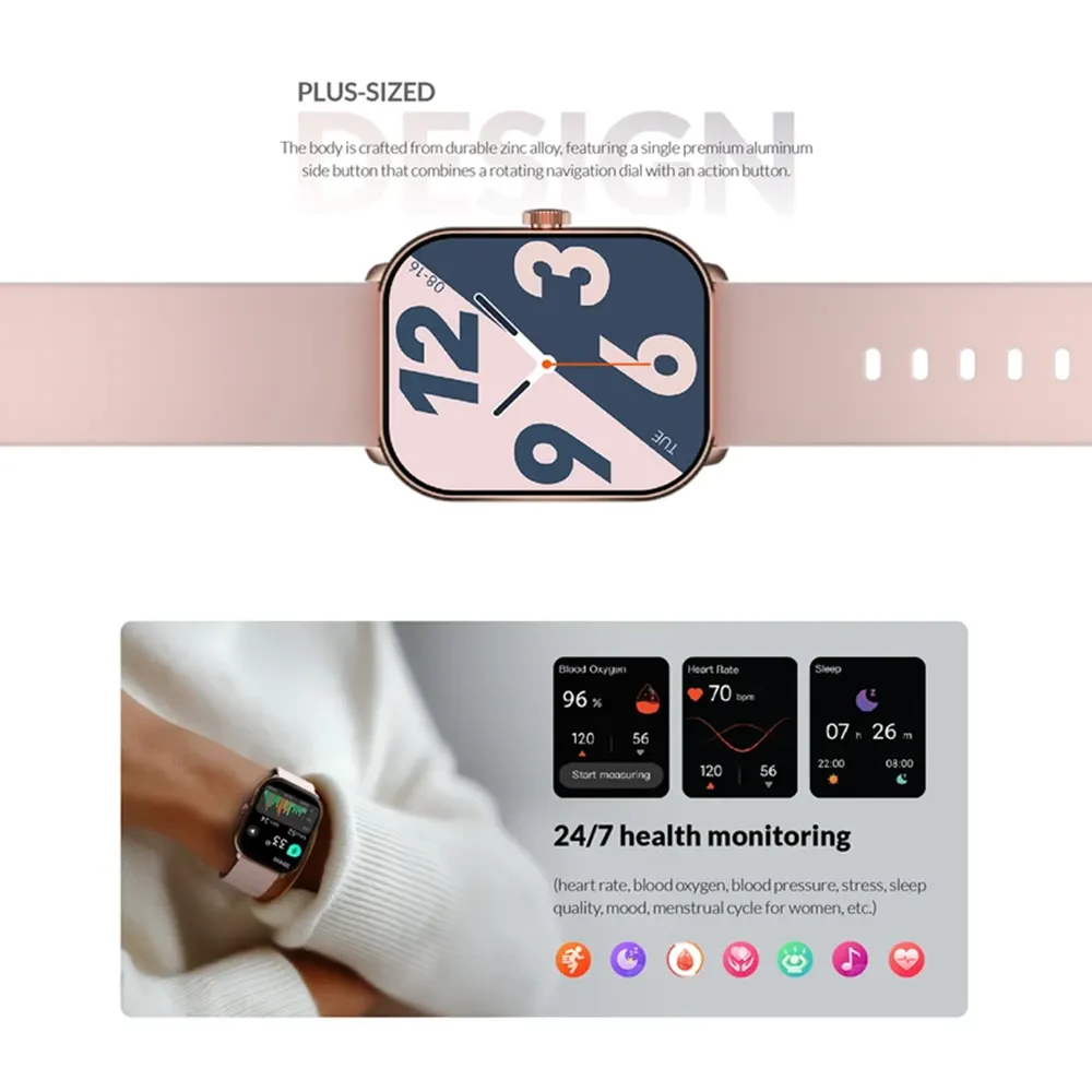 GloriMi GC Plus 46mm Smartwatch-3