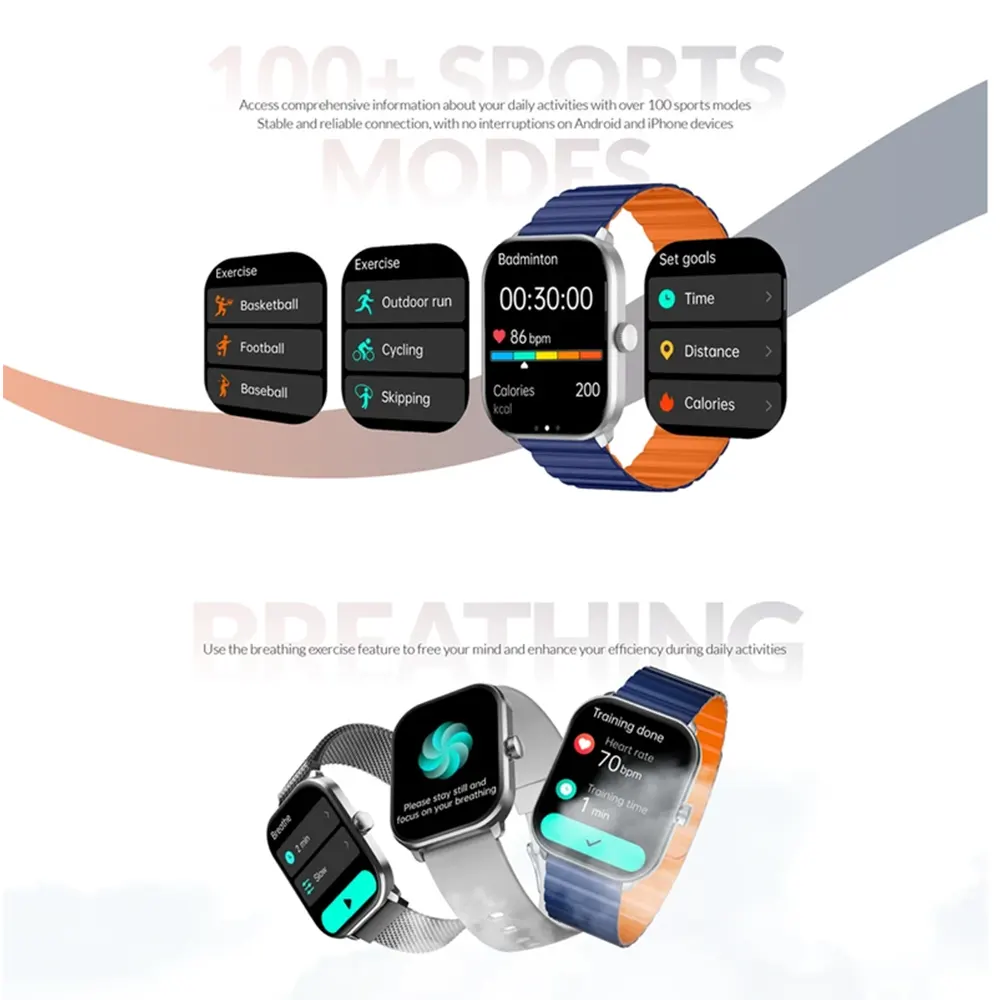 GloriMi GC Plus 46mm Smartwatch-4