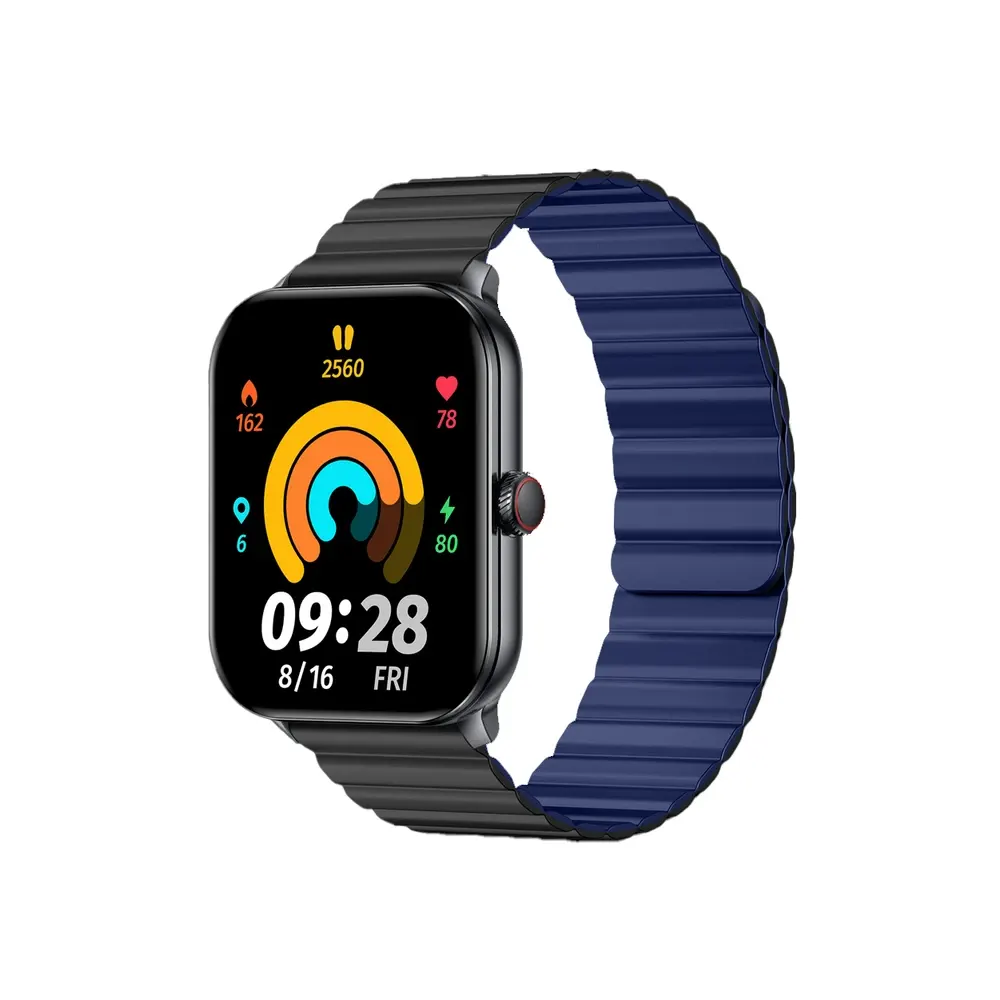 ساعت هوشمند 45 میلی متری گلوریمی مدل GC Slim با بند سیلیکونی و مغناطیسی 1 GloriMi GC Slim 45mm Smartwatch with Silicone and Magnetic Strap