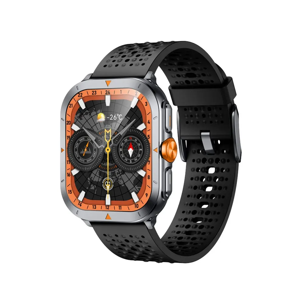 ساعت هوشمند 53 میلیمتری گلوریمی مدل GX TRACE با بند سیلیکونی 1 GloriMi GX TRACE 53mm Smartwatch with Silicone Strap