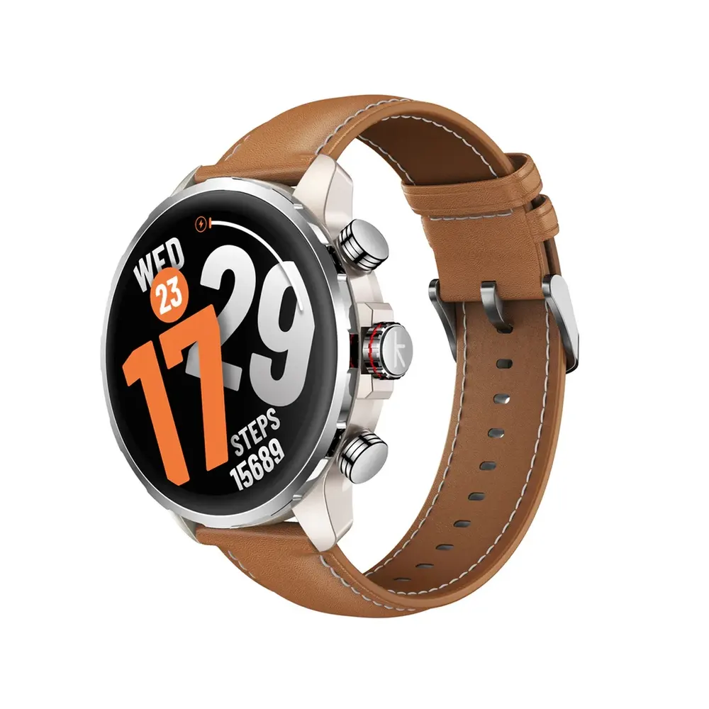 ساعت هوشمند کیسلکت مدل KR 3 با بند چرمی به همراه بند اضافه 1 Kiselect KR 3 Smartwatch