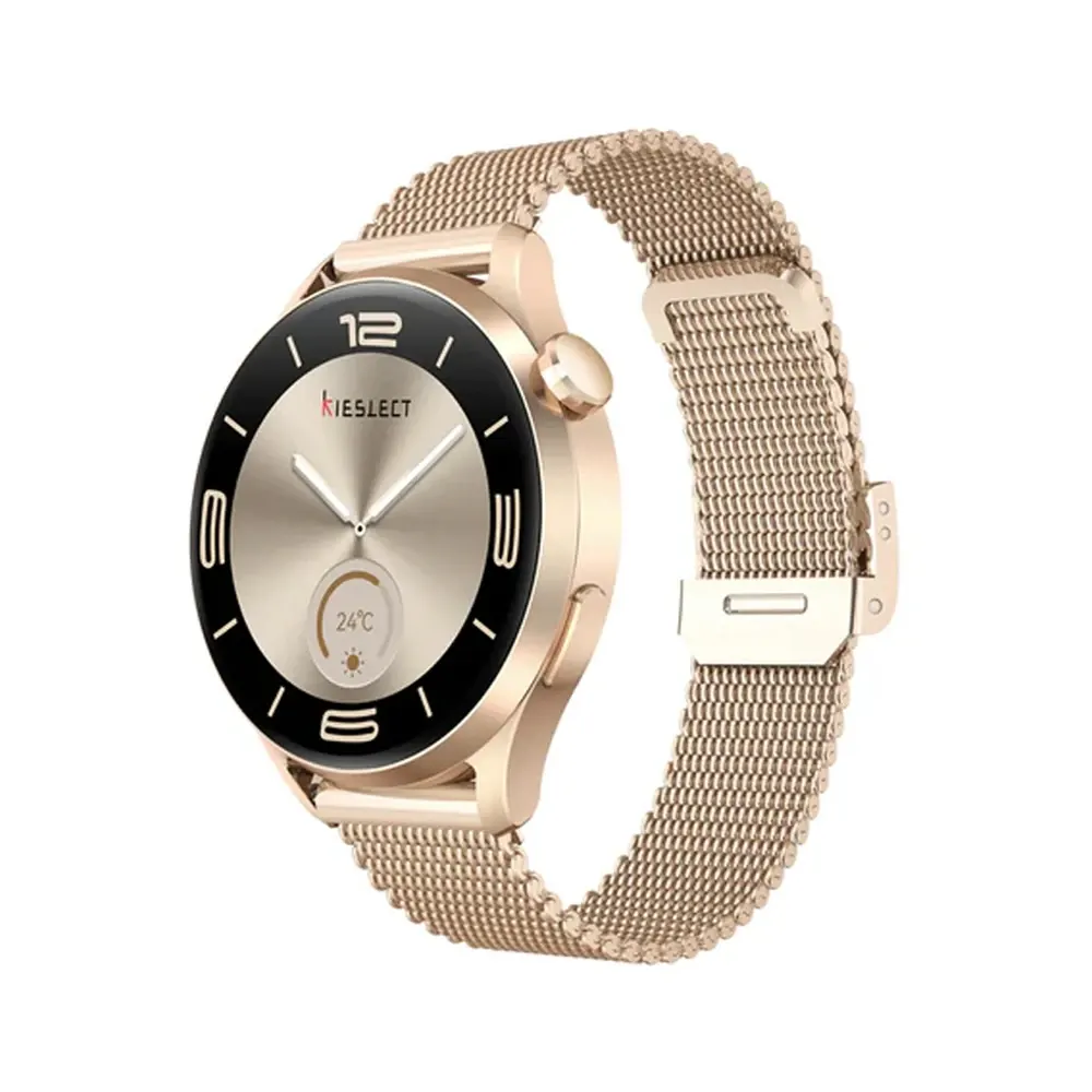 ساعت هوشمند کیسلکت مدل Lora Reno 3 با بند استیل 1 Kiselikt Lora Reno 3 Smartwatch